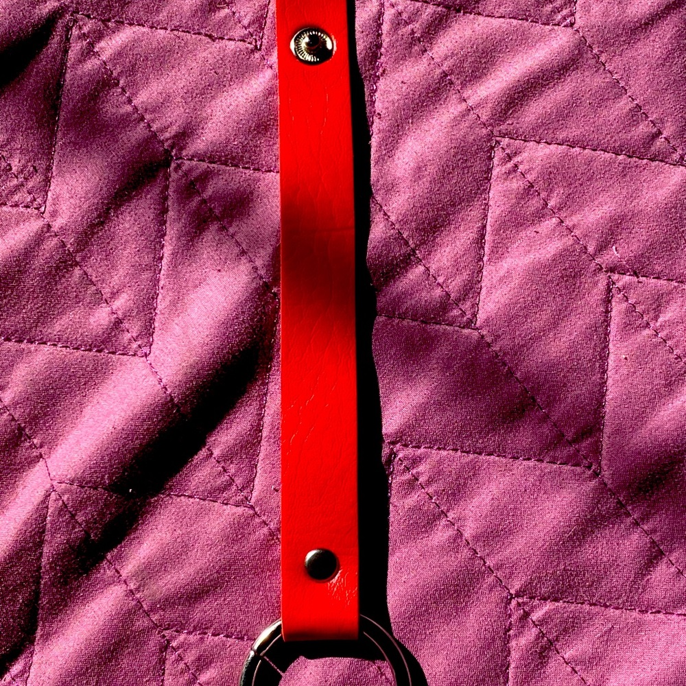 Leather choker kinky bondage